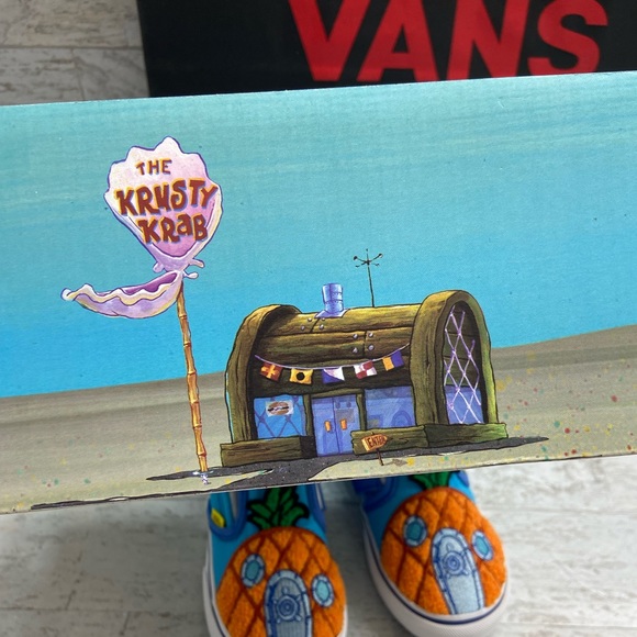 Vans SpongeBob slip-on Velcro Toddler sneakers - Picture 15 of 17